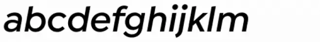 Isidora Sans Semi Bold Italic
