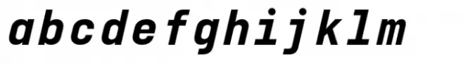 Italian Plate No2 Mono Std Bold Italic