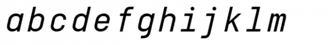 Italian Plate No2 Mono Std Italic