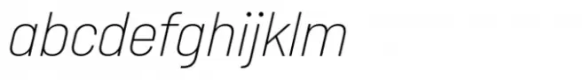 Italian Plate No2 Std Thin Italic