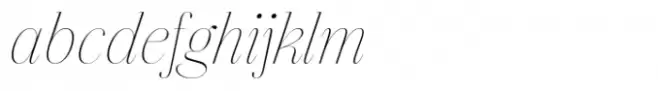 Italian Plate No4 Display Std Ultralight Italic