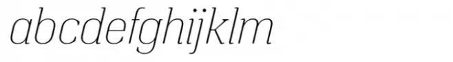 Italian Plate No5 Std Thin Italic