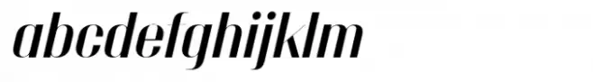 Italian Plate No6 Display Std Demibold Italic
