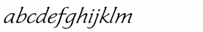 Italican Oblique Expanded Inclined