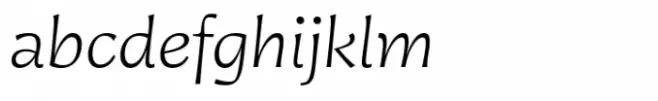 Jantar Sharp Extra Light Italic