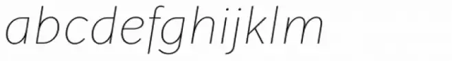 Jasan Thin Italic