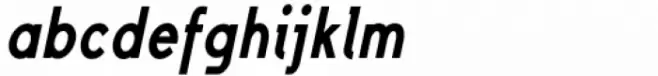 Jet Jane Black Condensed Italic