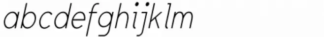 Jet Jane Extra Light Condensed Italic