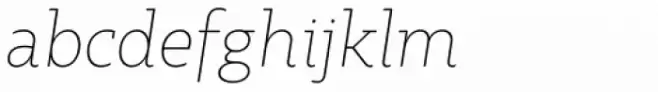 Kappa Vol2 Thin Italic