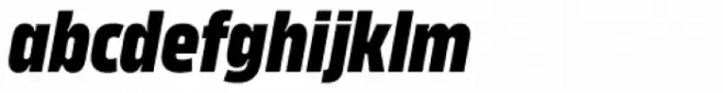 Karibu Narrow Extra Bold Italic