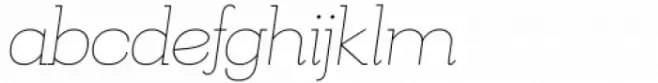 Kate Slab Pro Expanded 200 Extra Light Italic