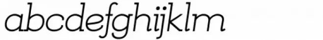 Kate Slab Pro Expanded 400 Regular Italic