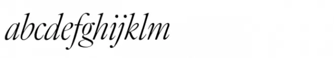 Kis FB Display Thin Italic