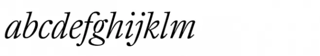 Kis FB Text Thin Italic