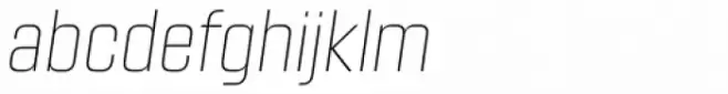 Kuunari Thin Italic