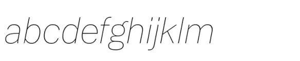 Latino Gothic Thin Italic