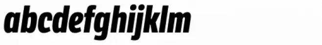 LFT Etica Compressed Extra Bold Italic