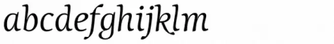 Lineare Serif Italic