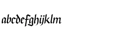 Linotype Buckingham Fraktur Regular DFR