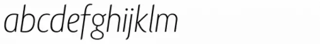 Lisboa Sans ExtraLight Italic
