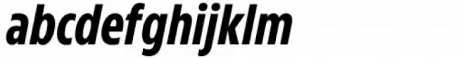 Madera Condensed Bold Italic