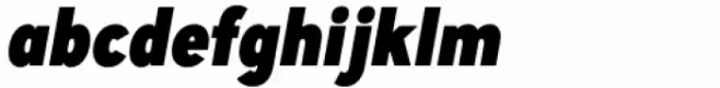 Manche Black Condensed Oblique
