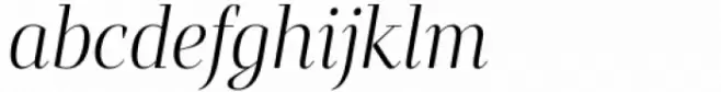 Mandrel Didone Condensed Light Italic