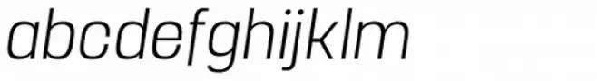 Manual Extra Light Condensed Italic