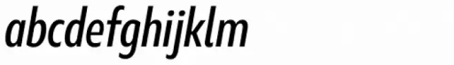 Marble Text Condensed Medium Italic