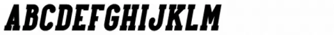 Maxwell Slab Bold Italic SC