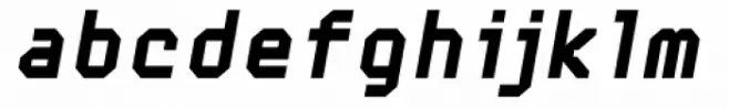 Mechanical ExtraBold Oblique