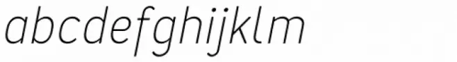 Merlo Round Light Italic
