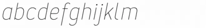 Merlo Round Thin Italic