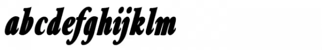 Merong Black Condensed Italic