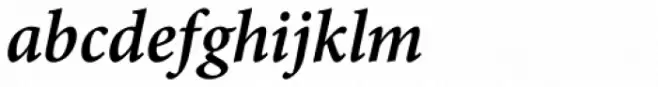 Minion Pro Caption Cond SemiBold Italic