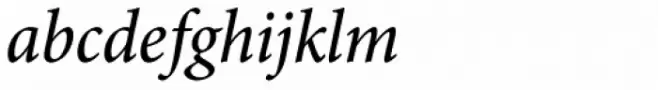 Minion Pro Cond Medium Italic