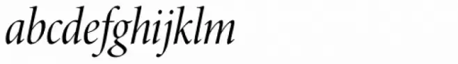 Minion Pro Display Cond Italic