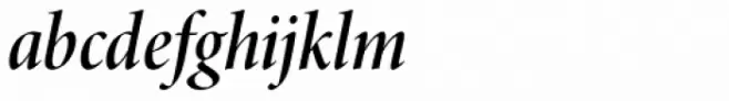 Minion Pro Display Cond SemiBold Italic