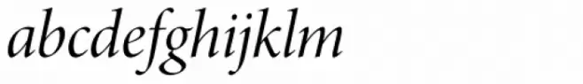 Minion Pro Display Italic