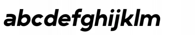 Minork Sans Heavy Italic