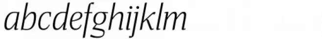 Miragem Light Italic