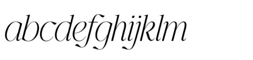 Modelista Extra Light Italic