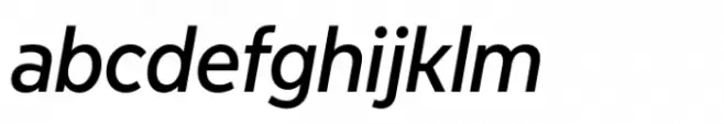 Modica Pro Narrow Medium Italic
