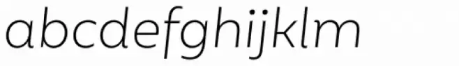 Mohr Extra Light Italic