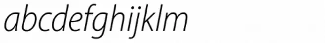 Myriad Pro SemiCond Light Italic