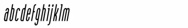 Narrow Path Bold Condensed Oblique