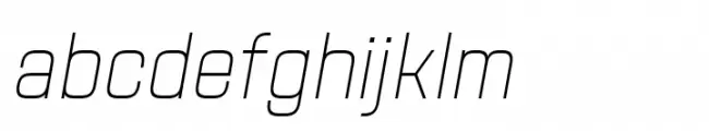 Navine Semi Condensed Thin Italic