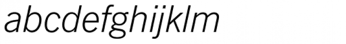 News Gothic SBVI Light Italic