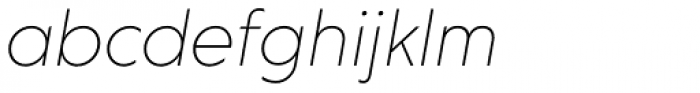 Niveau Grotesk ExtraLight Italic