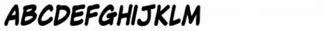 NorB Casual Heavy Condensed Italic